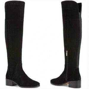 New VINCE CAMUTO Kochelda Over the Knee Boots black Suede SZ 6 MSRP $239